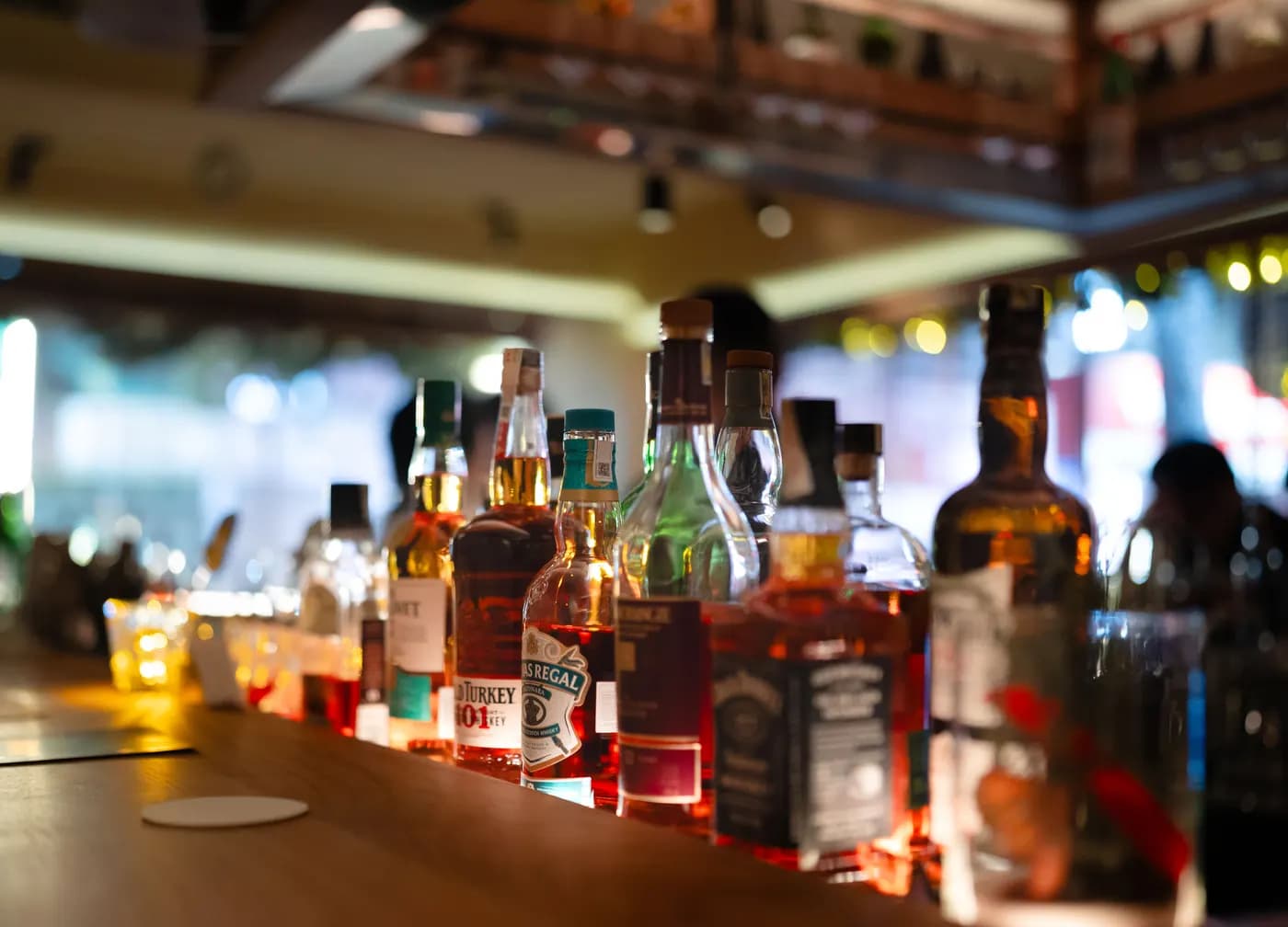 The back bar